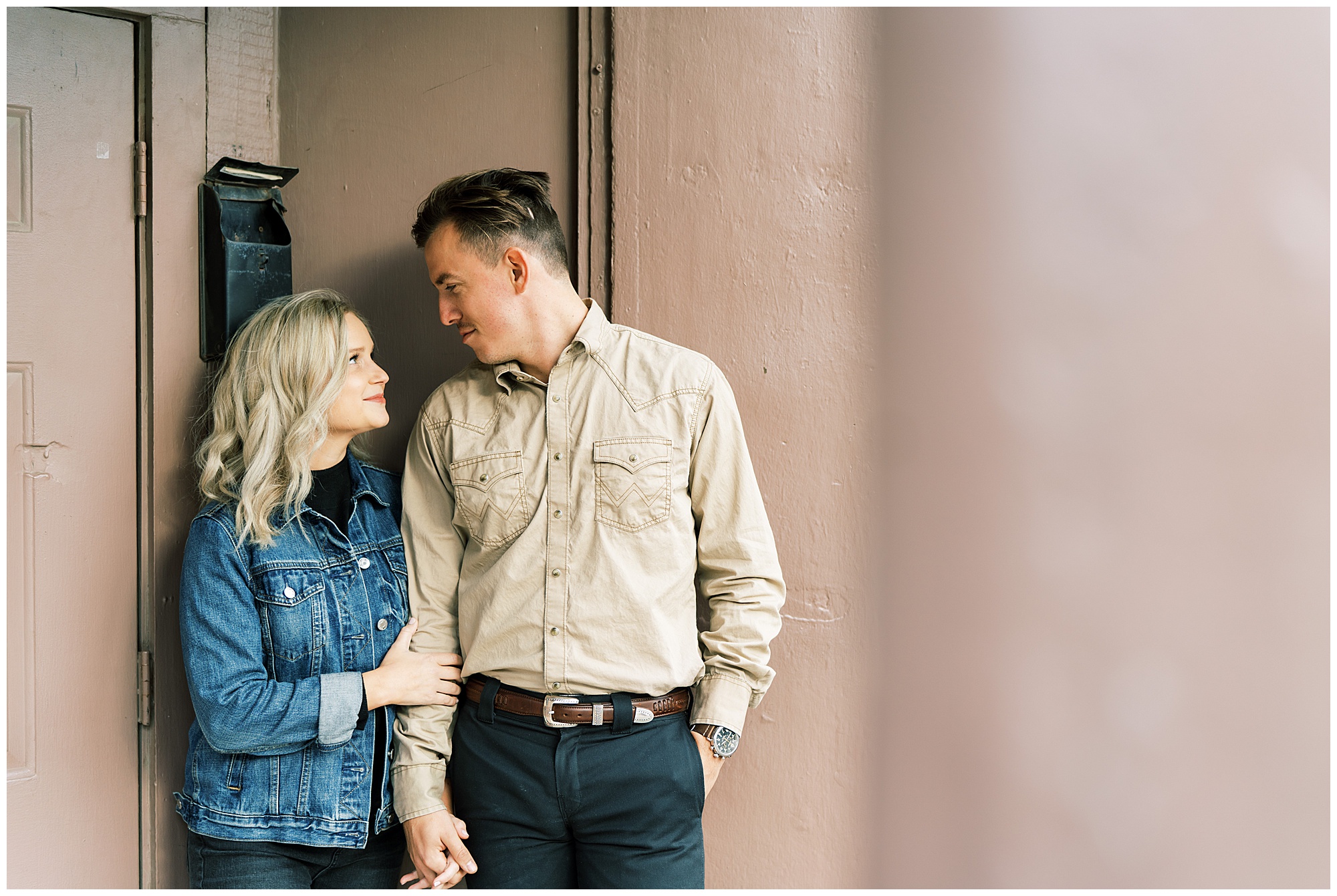 Fort Worth Stockyards engagement session