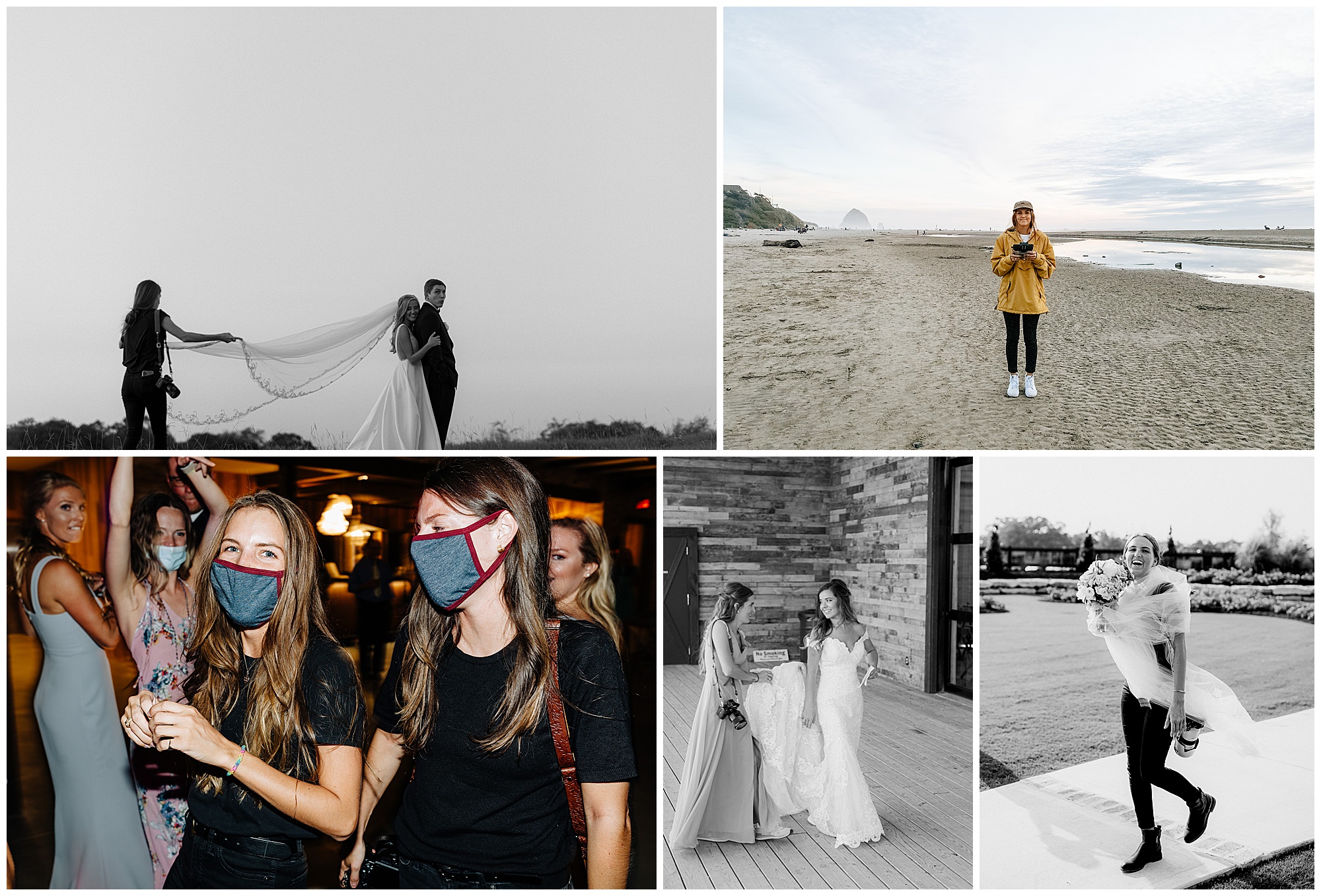 behind the scenes photos of a wedding photographer