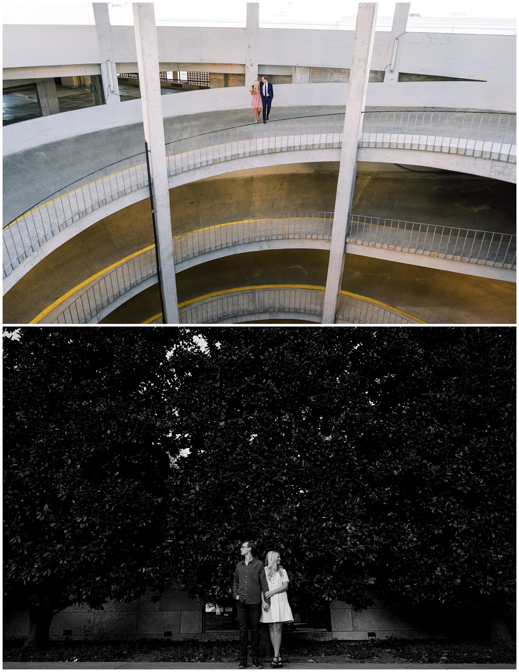 Downtown dallas engagement session
