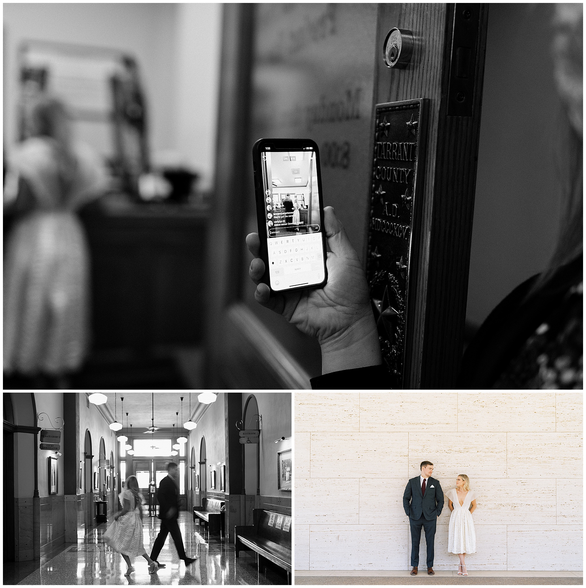 Downtwon fort worth courthouse elopement