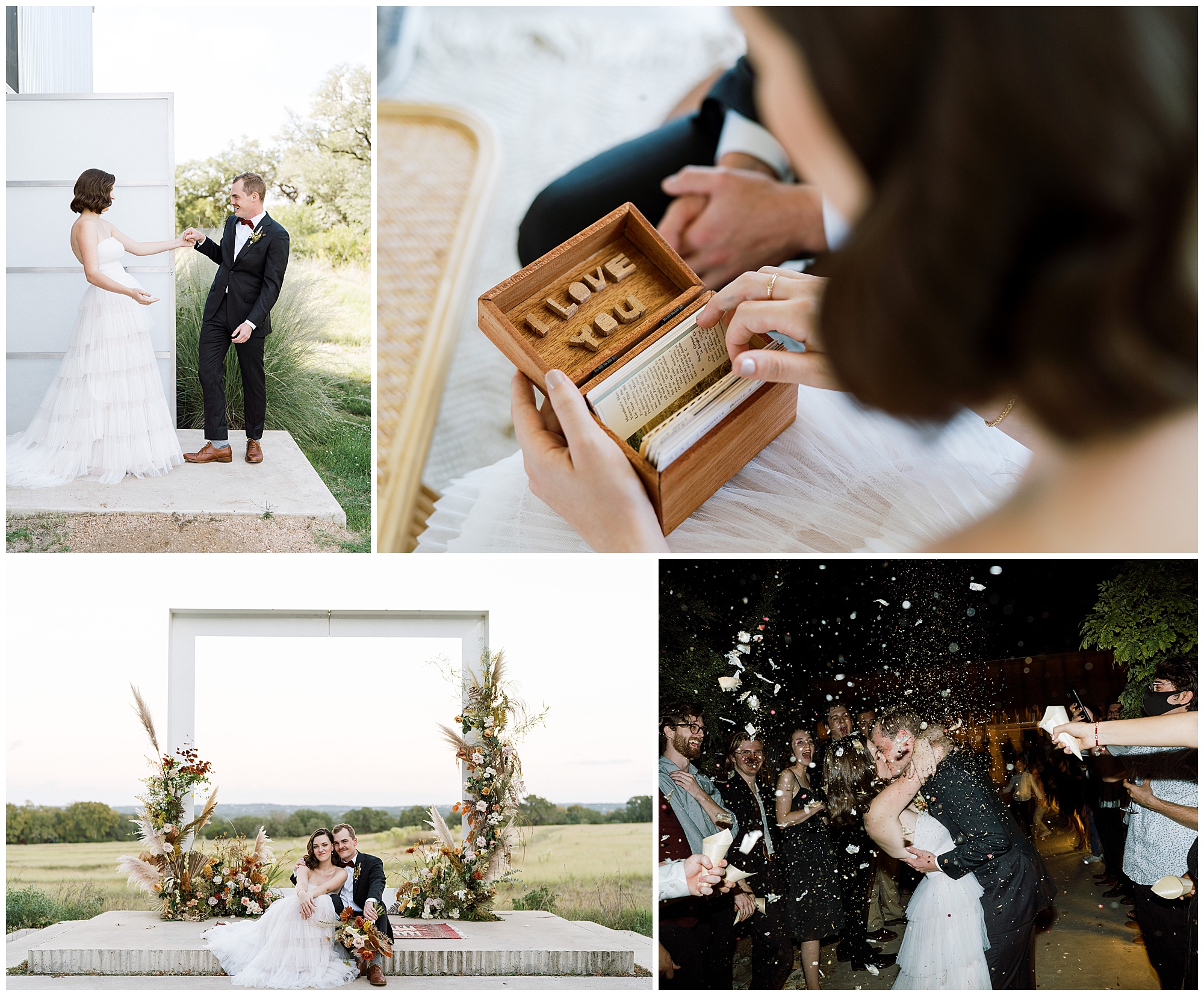 Dripping Springs texas wedding portraits and moments