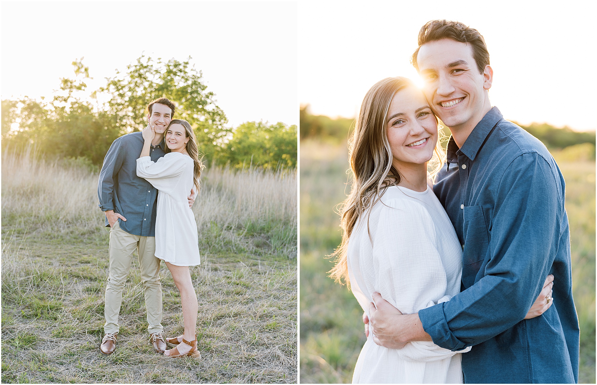 Dallas, Texas Engagement Session | Blue Hour Engagement Photos | Outdoor Engagement Session | Texas Wedding Photographer | Bailee Starr Photography