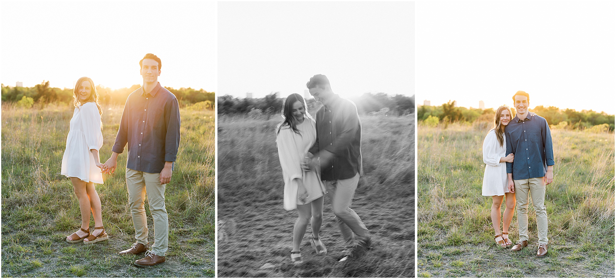 Dallas, Texas Engagement Session | Blue Hour Engagement Photos | Outdoor Engagement Session | Texas Wedding Photographer | Bailee Starr Photography