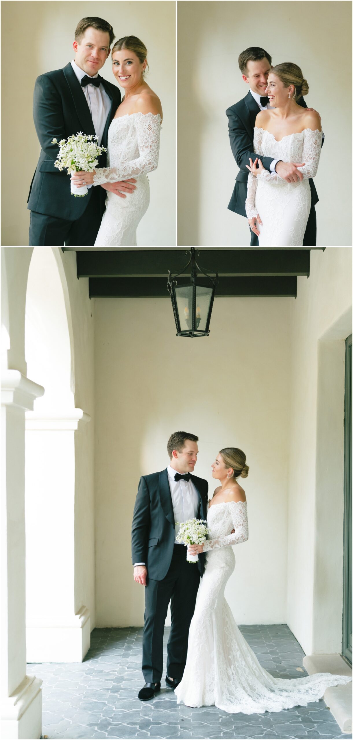 bride and groom portraits at a wedding at commodore perry estate in austin texas