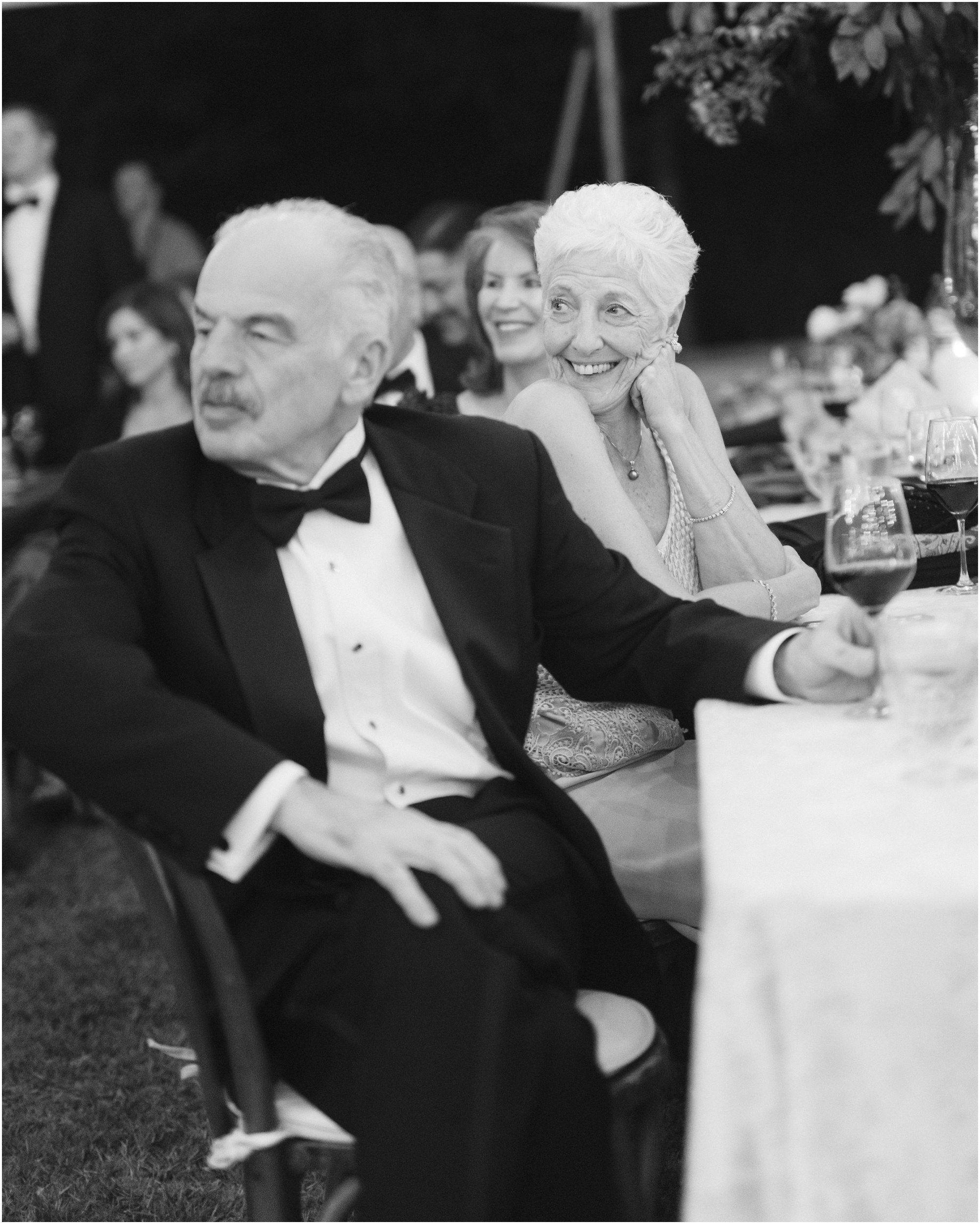 grandparents at a wedding at commodore perry estate in austin texas