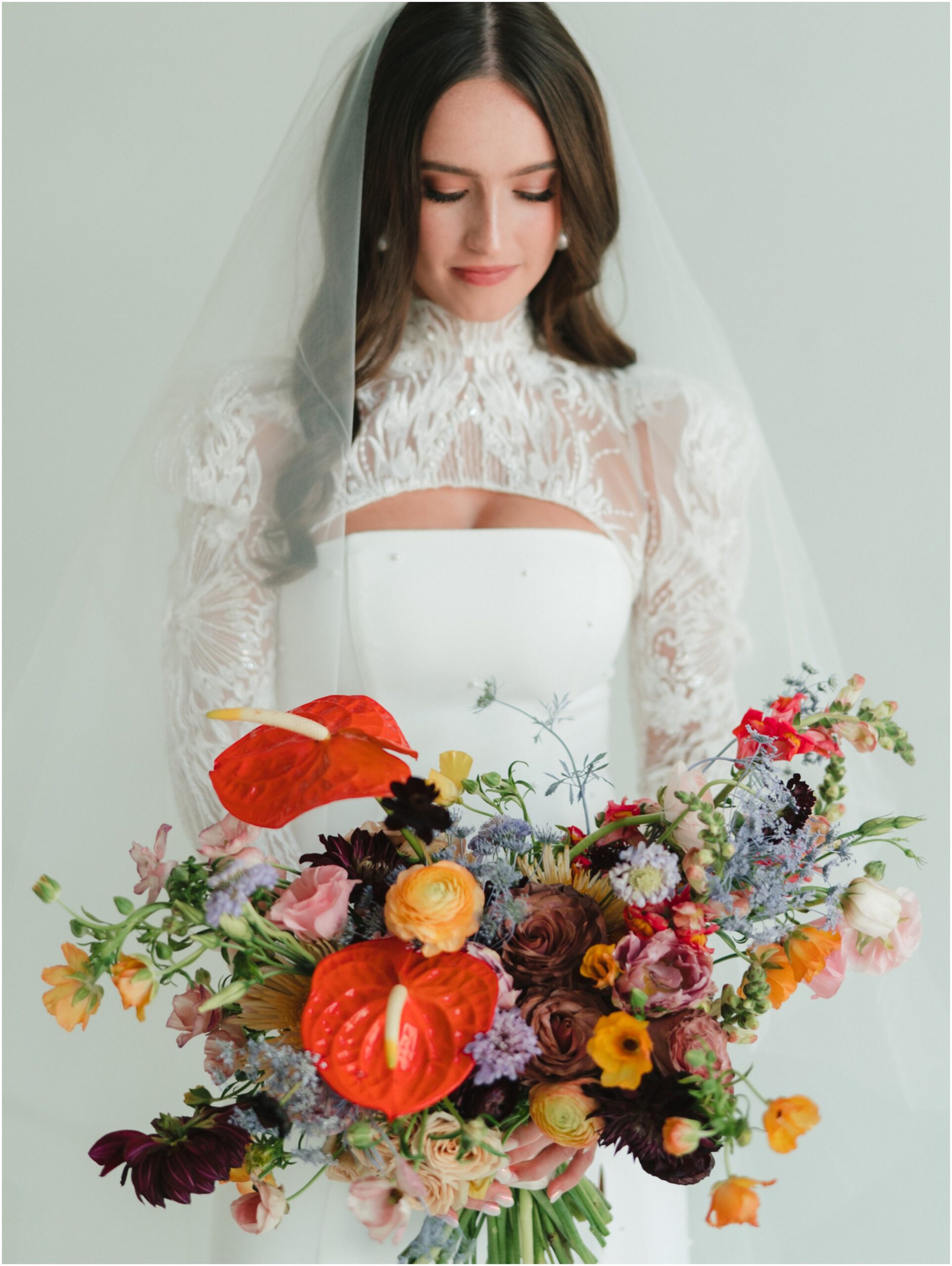 colorful bouquet for bridals